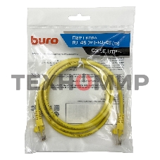 Патч-корд Buro UTP cat.5e 1.5м желтый RJ-45 (m)-RJ-45 (m)