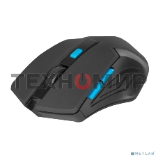 Мышь беспроводная Defender Accura MM-275 синий, 1600 dpi, радиоканал, USB, кнопки - 6