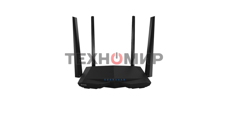 Маршрутизатор Tenda AC6 AC1200 Двухдиапазонный, Wi-Fi маршрутизатор, 4*5 дБи внешние антенны