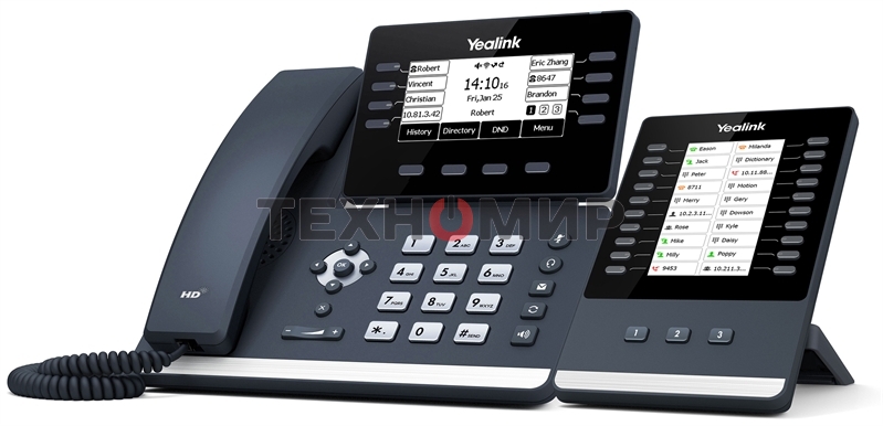 Телефон IP YEALINK SIP-T53, 12 аккаунтов, USB, GigE, без БП, шт