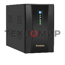 Источник бесперебойного питания ExeGate EX292613RUS SpecialPro UNB-2200.LED.AVR.2SH.RJ.USB 2200VA/1300W,LED, AVR,2*Schuko, RJ45/11, USB, металлический корпус, черный