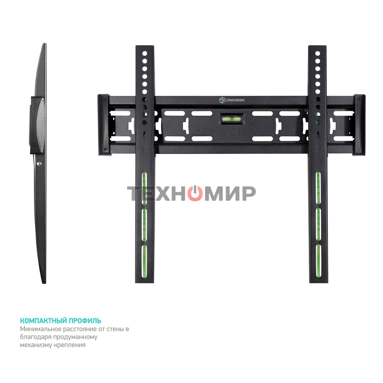 Кронштейн ONKRON FM5/32-55'' макс 400x400 наклон 0º от стены: 29мм макс вес 56,8кг