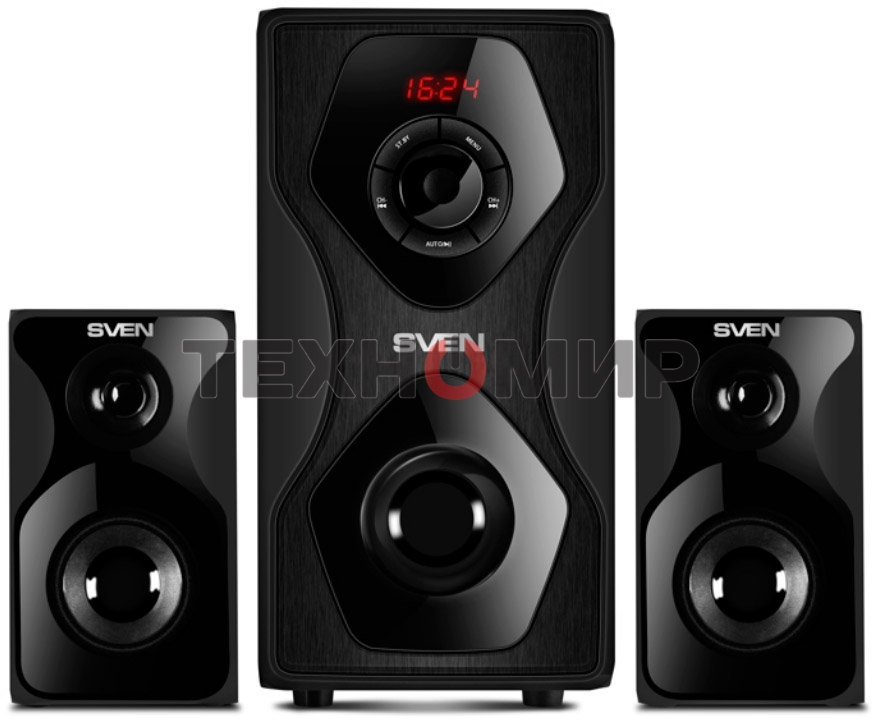 Акустическая система SVEN AC MS-2055, черный (55Вт, FM-тюнер, USB/SD, дисплей, ПДУ, Bluetooth)