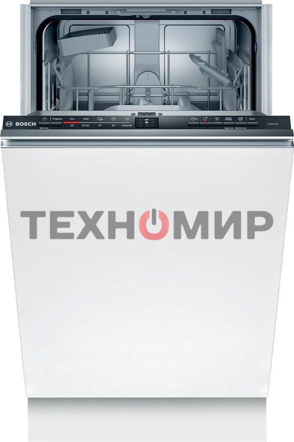 Встраиваемая посудомоечная машина Bosch SPV2IKX10E, черный, 44.8 см, 9 компл., 48 дБ, класс A+