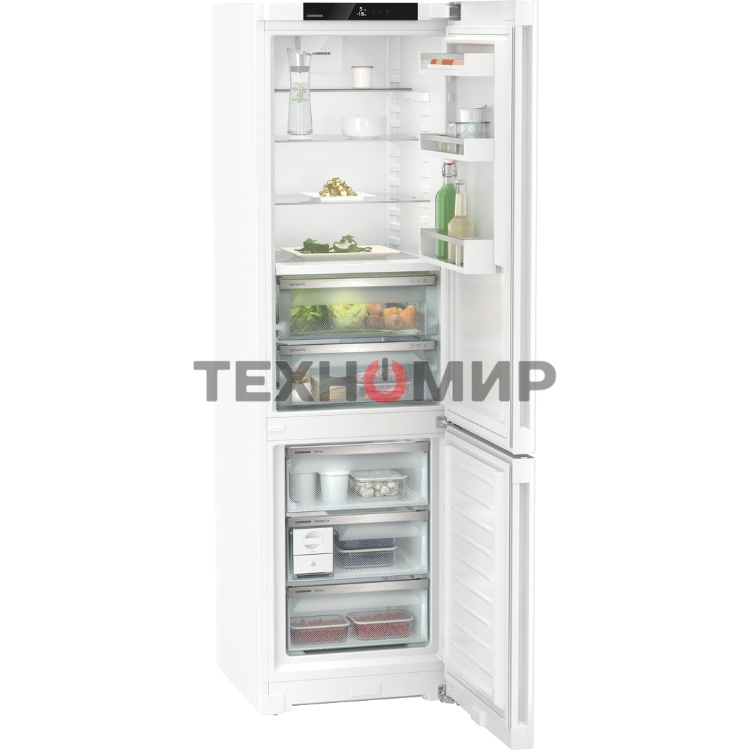 Холодильник Liebherr CBNC 5723-22 001 белый двухкамерный 255/94л морозилка снизу