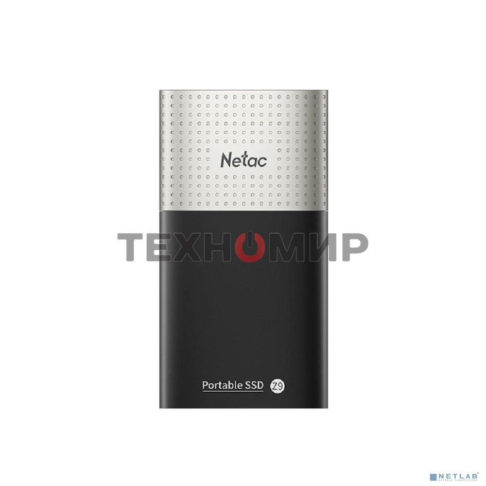 Внешний SSD Netac Z9, 1TB, USB 3.2 Gen 2 Type-C, R/W 550/480, черный