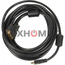 Кабель Ningbo DVI-D/HDMI 24M/19M 5m позолоченные контакты ферритовые кольца