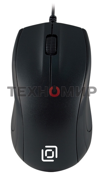 Мышь проводная Oklick 185V2 черный, 1200 dpi, USB, кнопки - 3