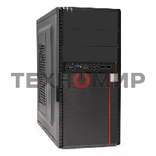 Компьютерный корпус Minitower ExeGate BA-204U (mATX, без БП, 2хUSB+2хUSB 3.0, аудио, черный)