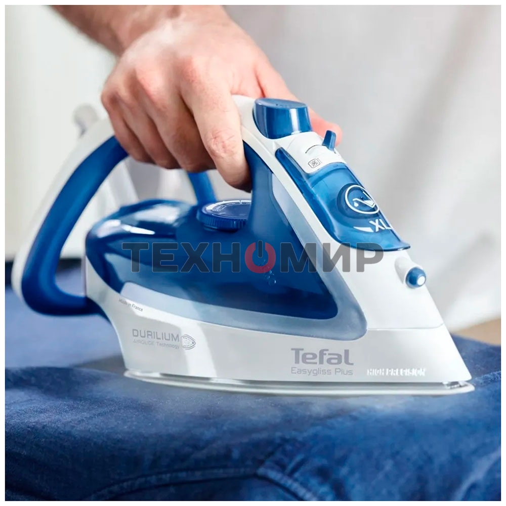 Утюг Tefal FV5736E0 2500Вт, 220г, синий