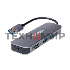 USB-концентратор D-Link DUB-1325/A1A с 2 портами USB 3.0, 1 портом USB Type-C, слотами для карт SD и microSD и разъемом USB 3.0