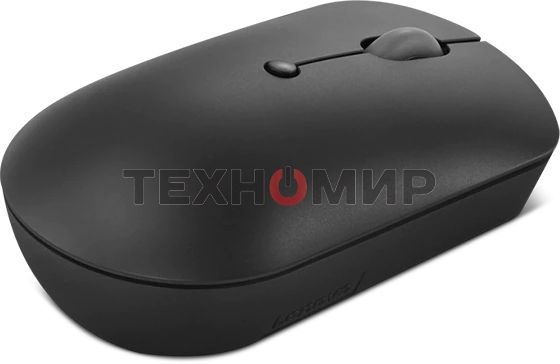 Мышь беспроводная Lenovo 400 черный, 2400 dpi, радиоканал, USB-C, кнопки - 4