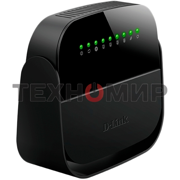 Роутер беспроводной D-Link DSL-2640U/R1A ADSL2+ черный (Annex A)