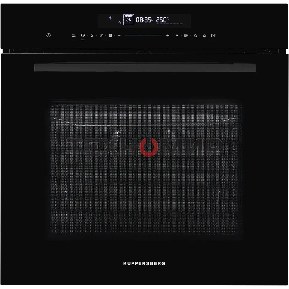 Встраиваемый духовой шкаф Kuppersberg HK 616 Black ШхВхГ: 59.5х59.6х56.5 см, 72 л, гидролизная очистка, черный