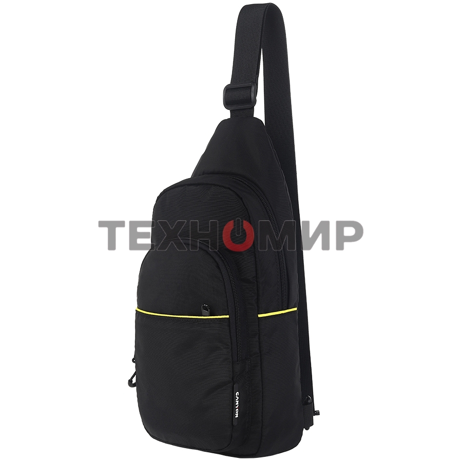 Сумка через плечо CANYON CB-2/3.5 л/3 внешних и 2 внутренних кармана/водооталкивающий материал/черный (GSCNSCBD2B1)