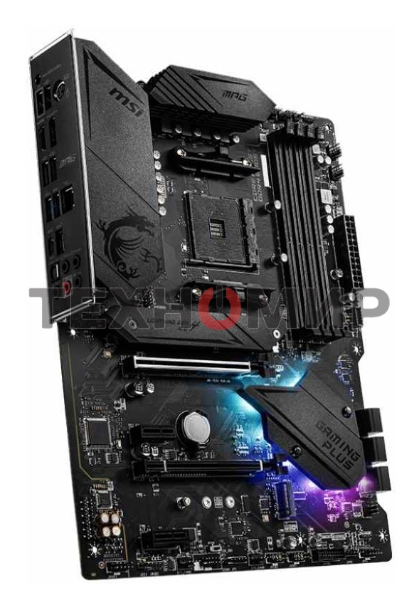 Материнская плата MSI MPG B550 GAMING PLUS, AM4, AMD B550, 4xDDR4, 6xSATA, 2xM.2, 1xPCI-E 4.0 x16, 1xPCI-E 3.0 x4, 2xPCI-E x1, 1xHDMI, 1xDP, 1x 1Gb LAN, 4xUSB-A 2.0, 2xUSB-A 3.2 Gen 1, 1xUSB-A 3.2 Gen 2, 1xUSB-C 3.2 Gen 2, 5x3.5 мм, 7.1, ATX
