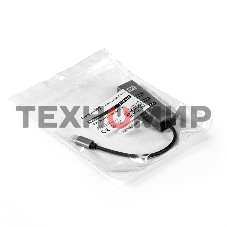 USB-концентратор ExeGate DUB-4TC (кабель-адаптер USB Type C --> 4xUSB3.0, Plug&Play, серебристый)