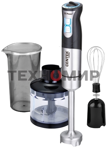 Блендер погружной Centek CT-1342 1400 Вт, черный/стальной