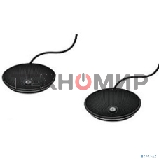 Микрофоны выносные проводные 2 шт. (989-000171) для Logitech ConferenceCam Group 