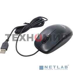 Мышь проводная Logitech M100/100R DARK/GREY (темно-серая/черная), 1000 dpi, USB, кнопки - 3