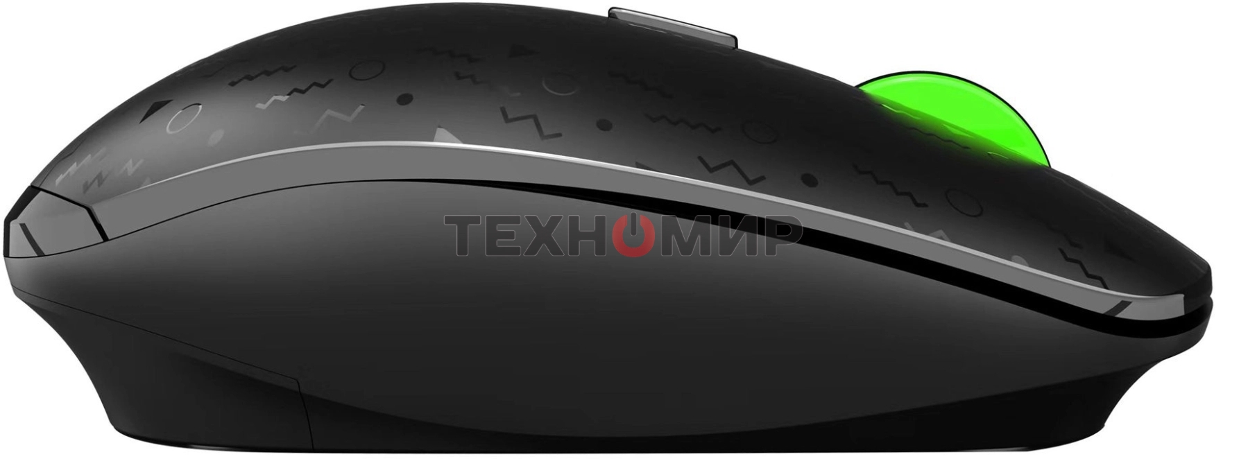 Мышь беспроводная Acer OMR307 черный, 1600 dpi, радиоканал, USB, кнопки - 4