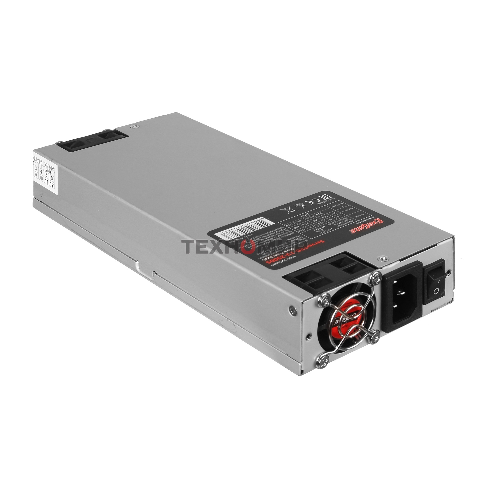 Блок питания серверный 300W ExeGate (ServerPRO-1U-300ADS) APFC, унив. для 1U, 24pin,2x(4+4)pin,3xSATA,3xIDE