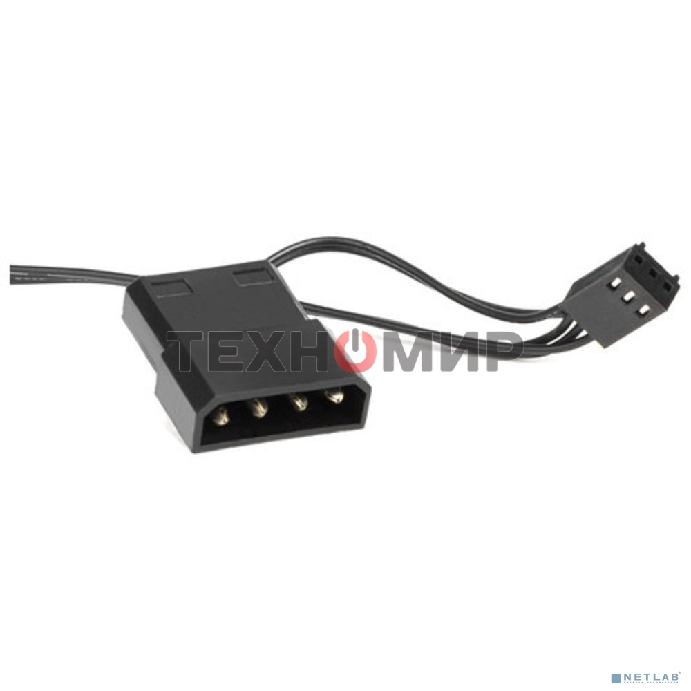 Вентилятор для корпуса Crown CMCF-12025S-1231 черный/синий, 120 мм, 1650 об/мин, 23 дБ, 3 pin