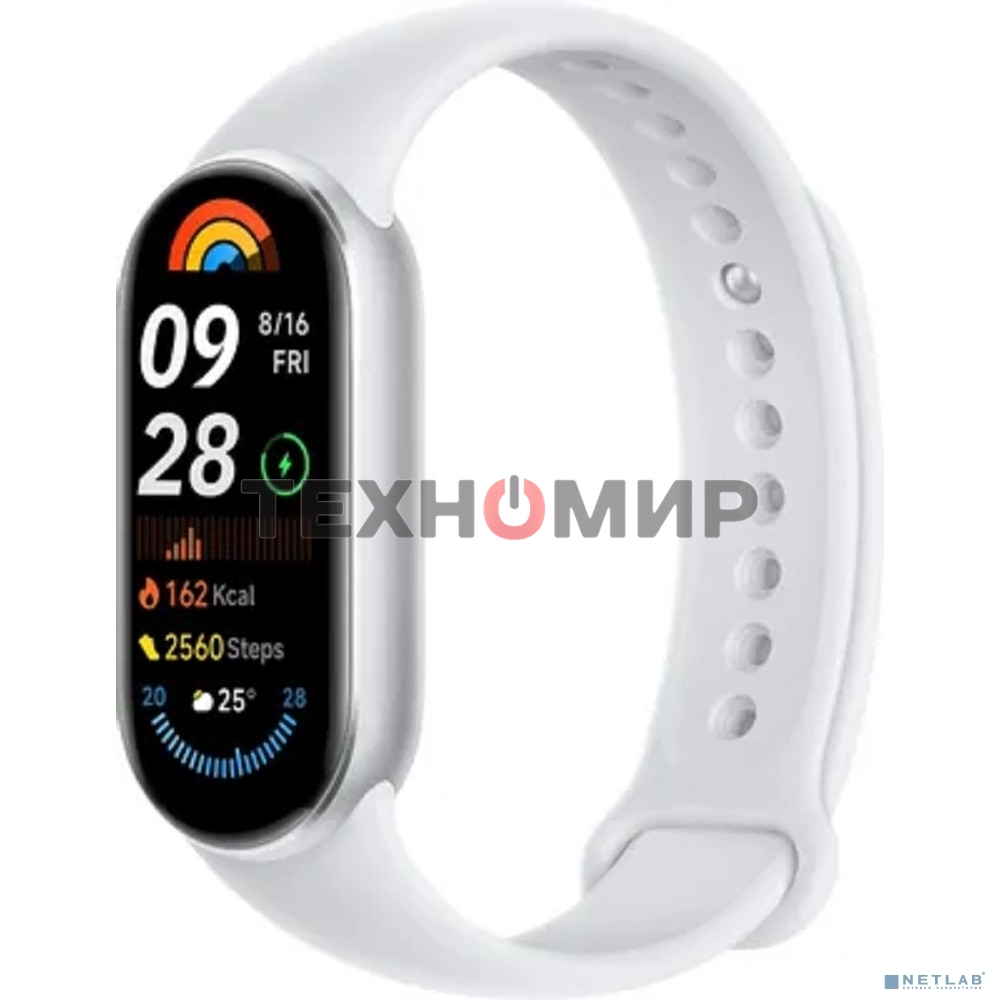 Фитнес-браслет Xiaomi Smart Band 9 Glacier серебристый/серебристый