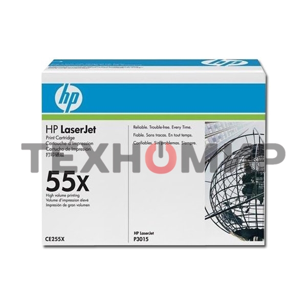 Картридж лазерный HP CE255X черный для LaserJet P3015/P3015d/P3015dn/P3015x 12500 стр.