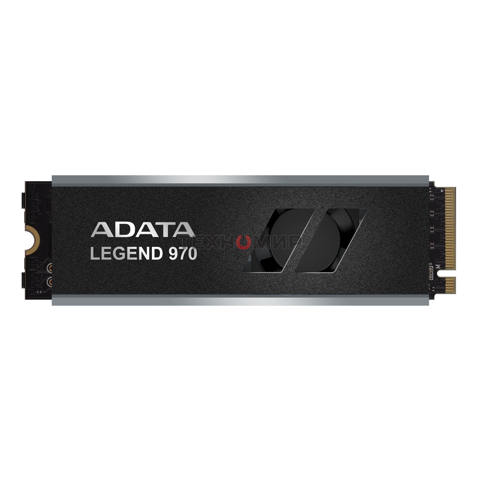 Накопитель SSD ADATA LEGEND 970, 2Tb, PCIe 5.0 x4, M.2 2280, NVMe, R/W 10000/10000, с радиатором