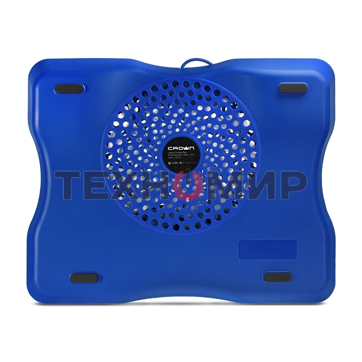 Подставка для ноутбука CROWN CMLC-1001 silver&blue (до 15,6
