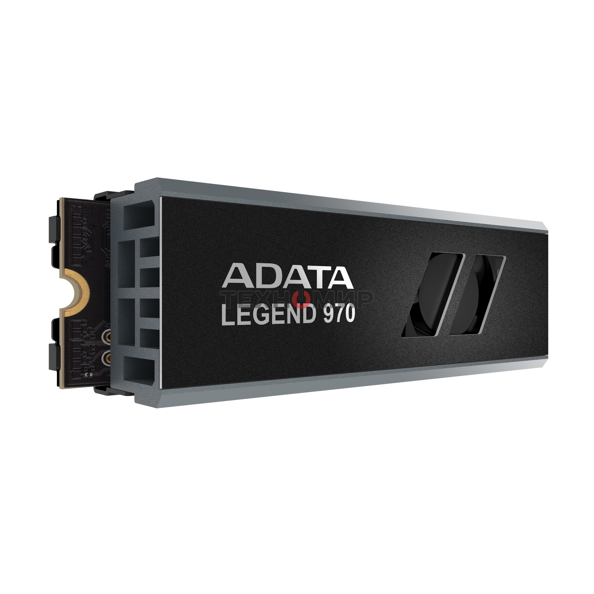 Накопитель SSD ADATA LEGEND 970, 2Tb, PCIe 5.0 x4, M.2 2280, NVMe, R/W 10000/10000, с радиатором