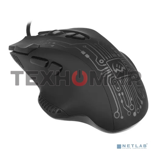 Мышь проводная SVEN RX-G715 черный, 3200 dpi, USB, кнопки - 8