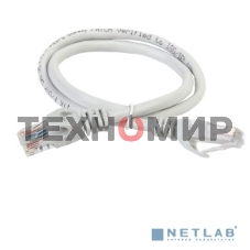 Коммутационный шнур (патч-корд), Cat.6 UTP, 1м, серый Коммутационный шнур (патч-корд), Cat.6 UTP, 1м, серый