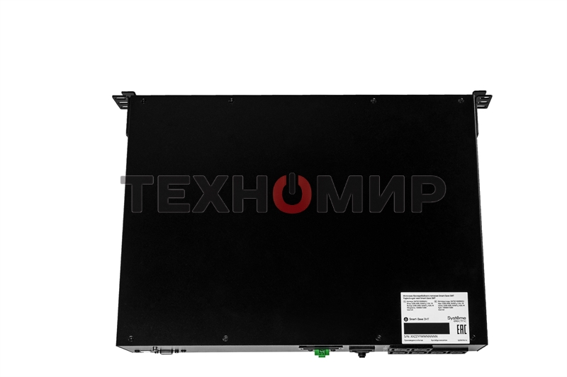 Источник бесперебойного питания Smart-Save SMT Systeme Electric 1000 ВА, монтаж в стойку 2U, 230 В, 6 розеток IEC C13, SmartSlot, AVR, LCD, USB HID