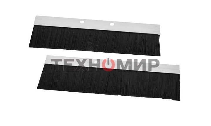 Комплект щеточного ввода в шкаф, универсальный, черный