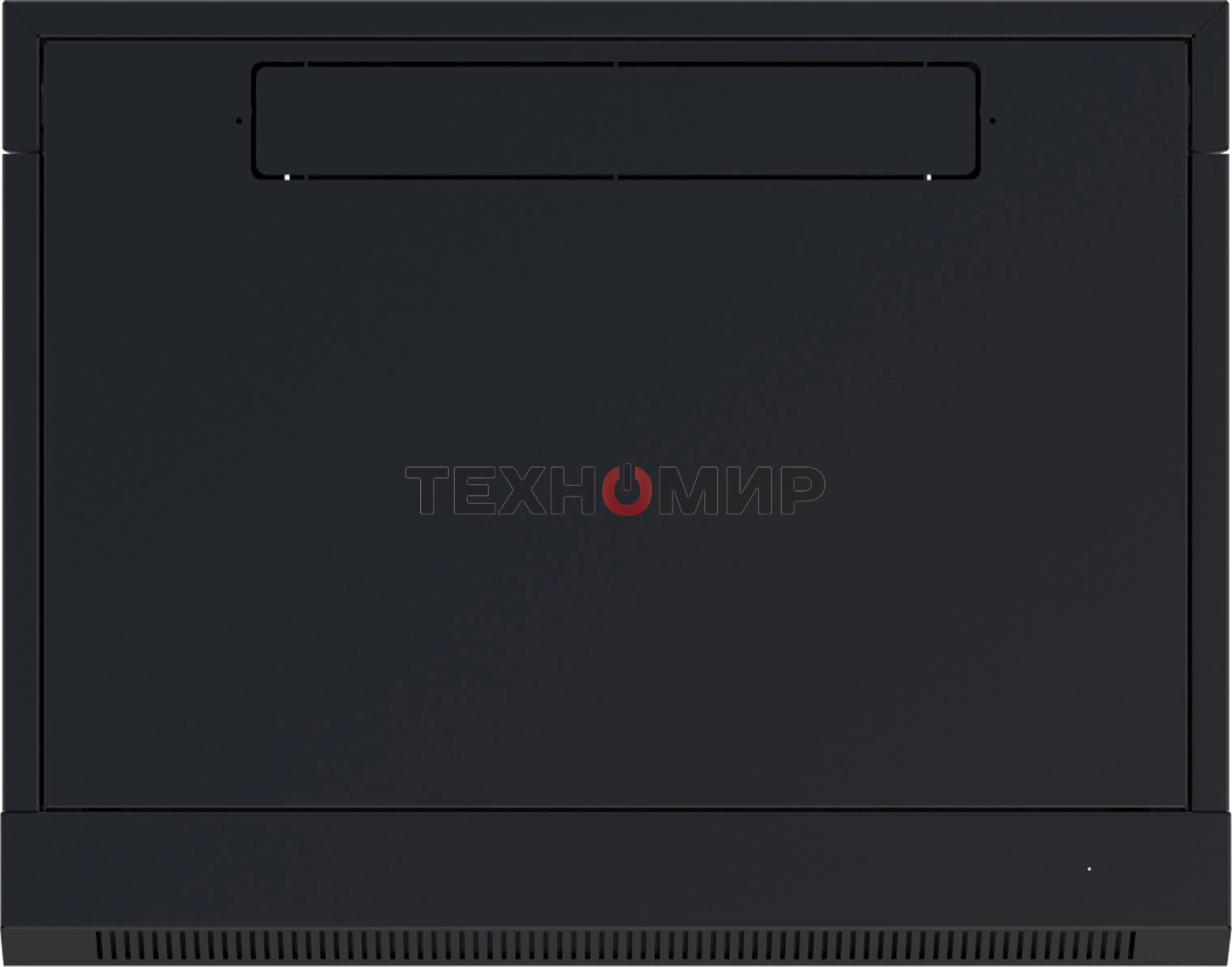 Шкаф коммутационный NTSS NTSS-W9U6045GS-BL настенный 9U 570x450мм пер.дв.стекл 60кг черный 350мм 20.1кг 220град. 370мм IP20 сталь