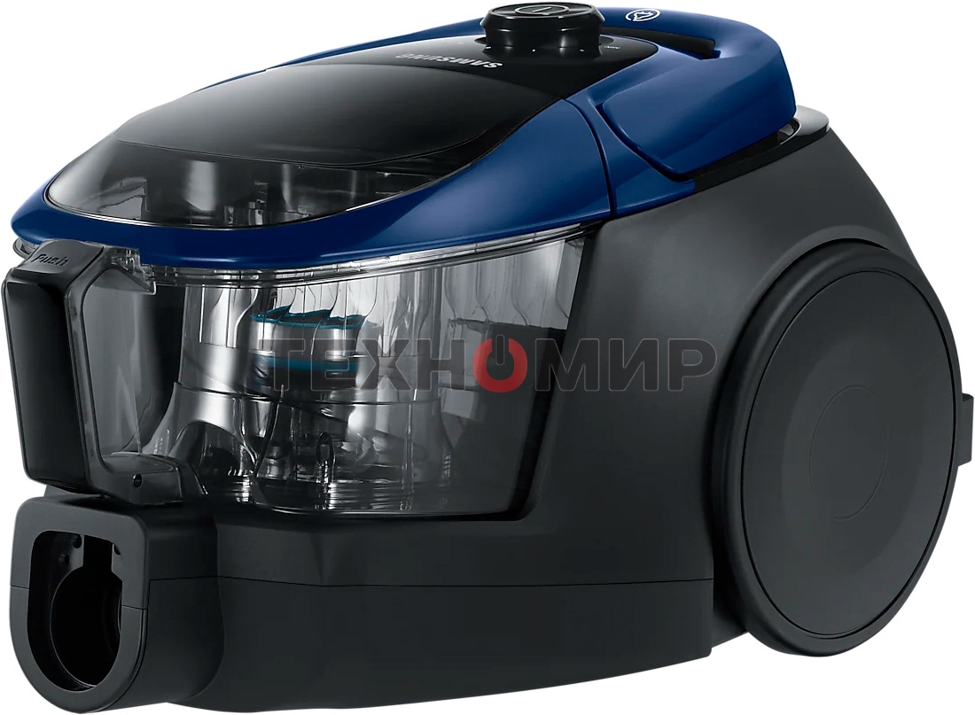 Пылесос Samsung SC18M3120VB синий, 380/1800 Вт, уборка сухая, пылесборник контейнер 2 л