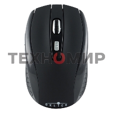 Мышь беспроводная Oklick 455MW черный, 1600 dpi, радиоканал, USB, кнопки - 6