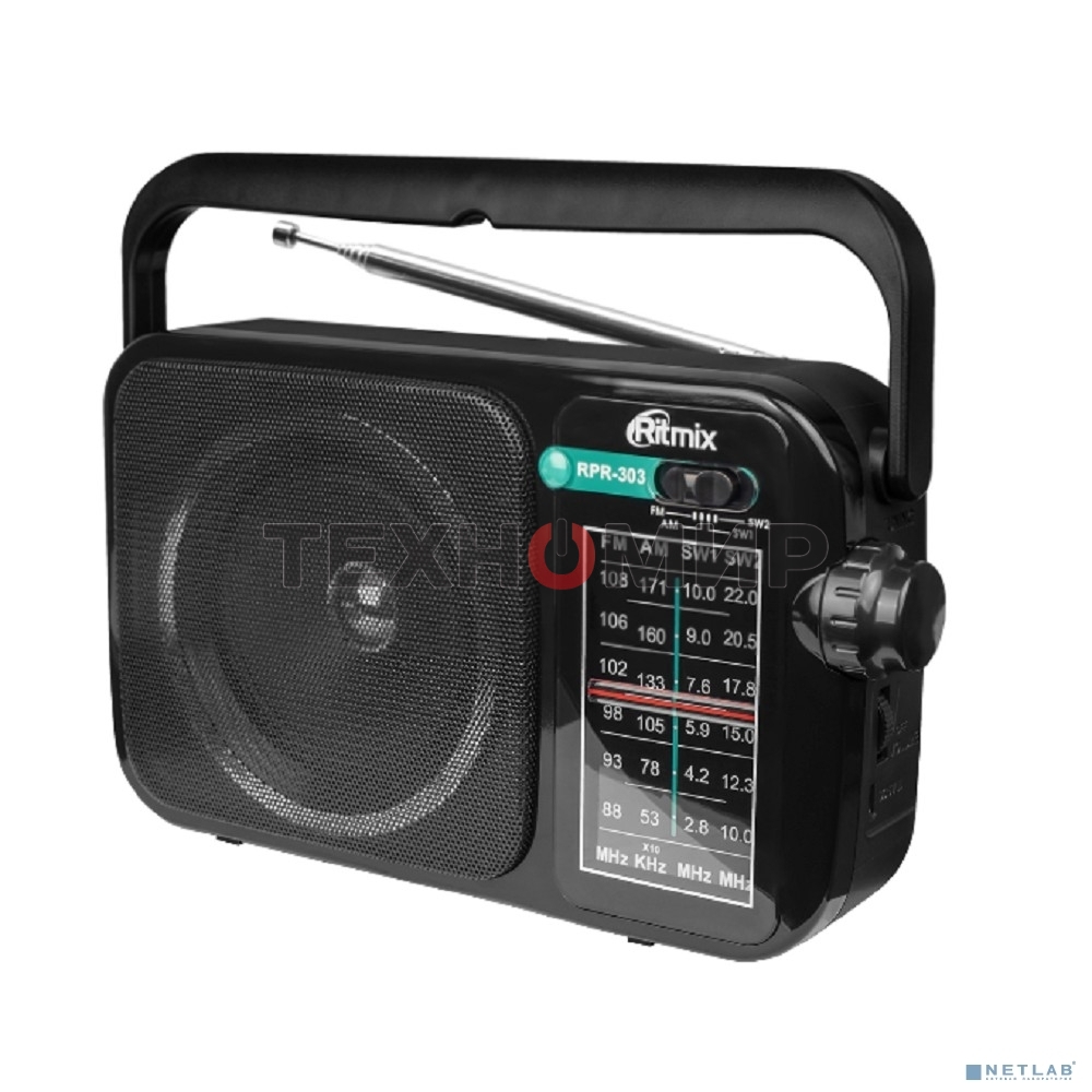 Радиоприемник Ritmix RPR-303, черный