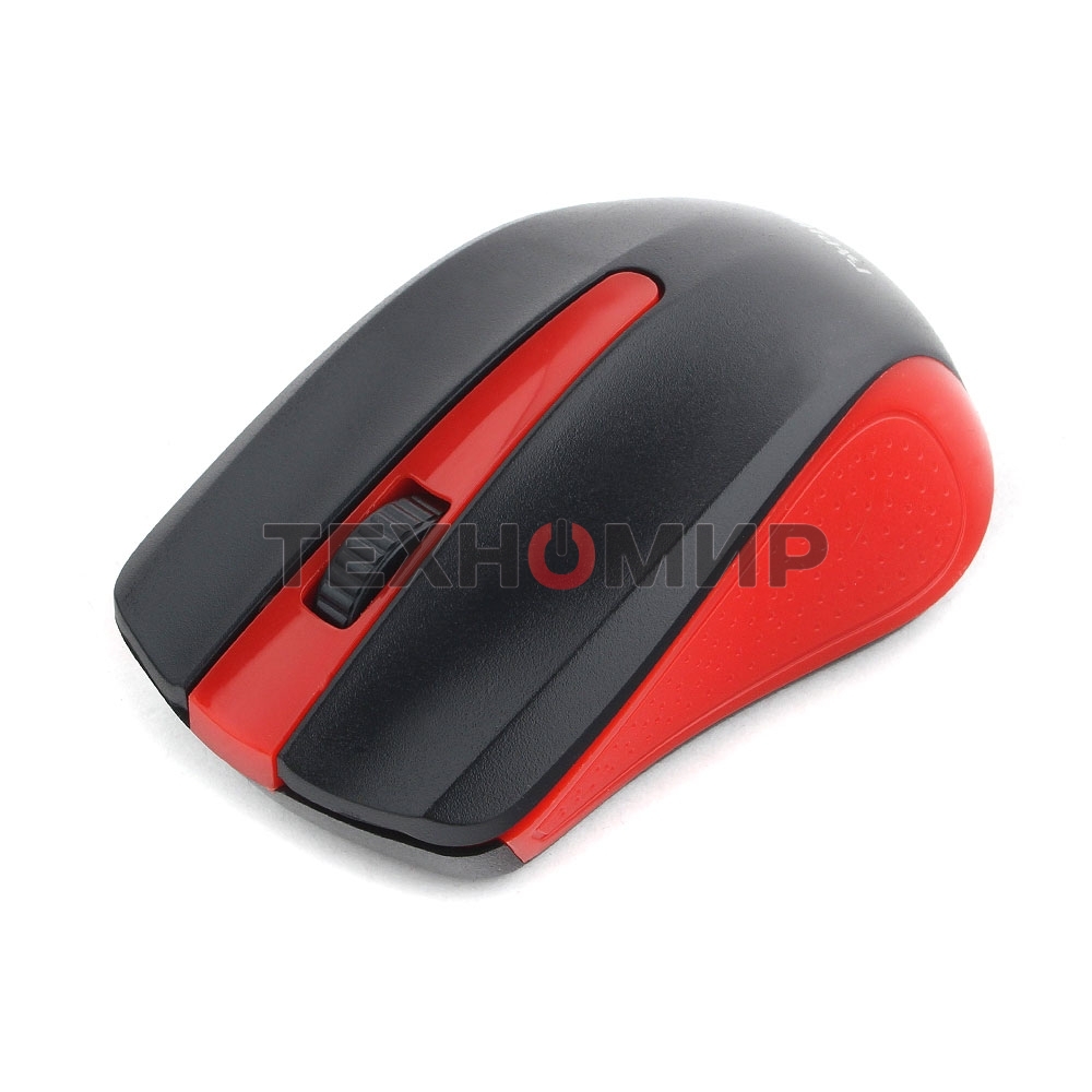 Мышь беспроводная Гарнизон GMW-430R красный, 1200 dpi, радиоканал, USB, кнопки - 3