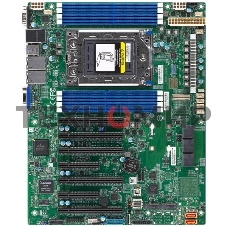 Материнская плата серверная Supermicro MBD-H12SSL-I-B, SP3, AMD EPYC 7002/7003, 8xDDR4, 8xSATA, 2xM.2, 5xPCIe x16, 2xPCIe x8, 2x1Gb LAN, 4xUSB 3.2 Gen 1, 1xVGA, ATX