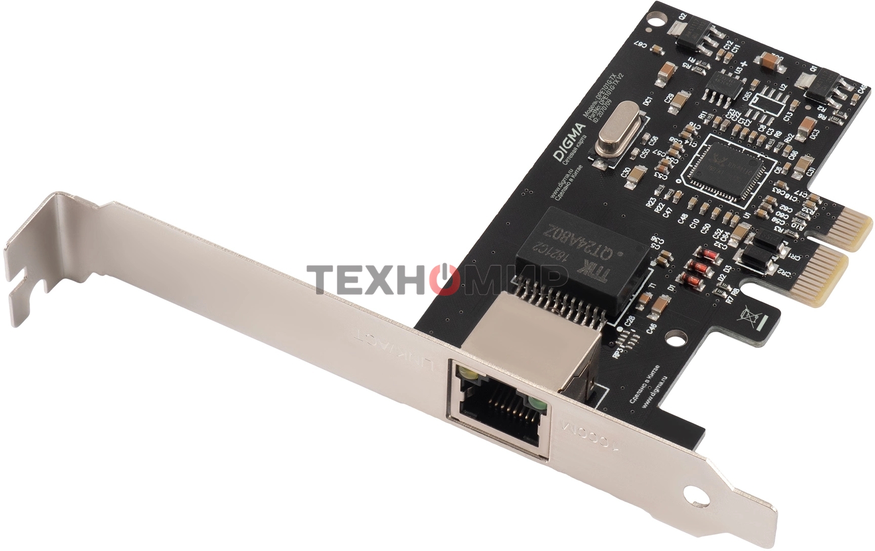 Сетевая карта Gigabit Ethernet Digma DPE101G-TX DPE101G-TX V2 PCI Express