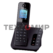 Телефон беспроводной (DECT) Panasonic KX-TGH220RUB черный АОН, Caller ID, 