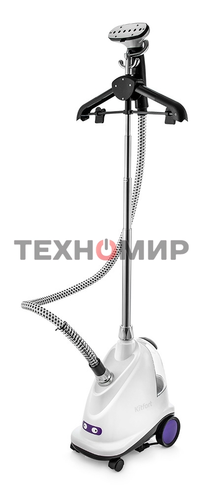 Отпариватель Kitfort КТ-991 белый/черный, 2200 Вт, 45 г/мин, 2000 мл