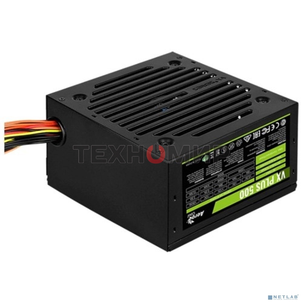 Блок питания Aerocool/Formula ATX 500W AC VX PLUS (20+4pin) 120мм fan 3xSATA RTL