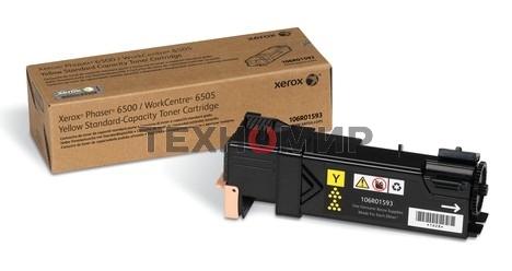 Картридж лазерный Xerox 106R01603 желтый для Xerox Ph 6500/WC 6505 (2500 стр)(Channels)