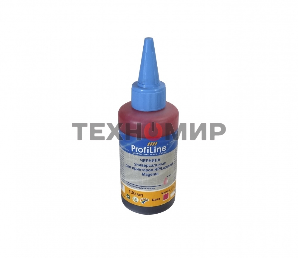 Чернила для принтеров HP/Lexmark универсальные Magenta 100 мл водн ProfiLine