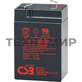 Батарея для ИБП CSB GP 645 (6V 4.5Ah) клеммы F1
