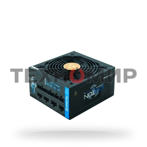 Блок питания Chieftec BDF-1000C, 1000Вт, 80 PLUS Bronze, 140мм, модульный, черный